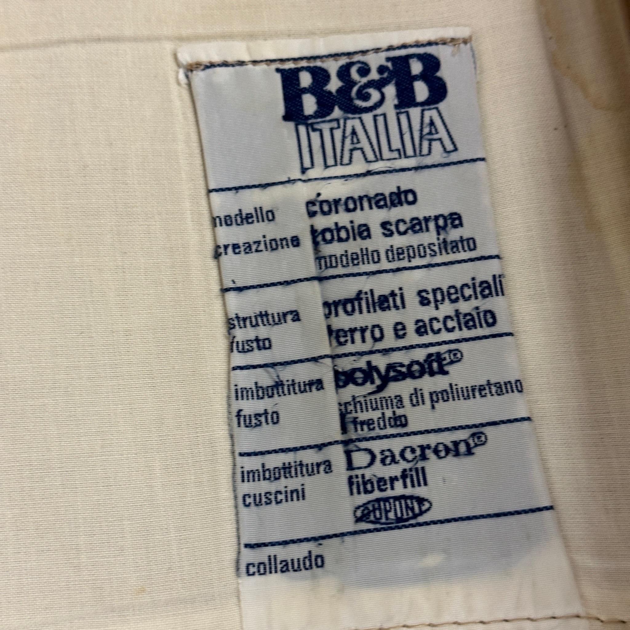 Canapé Coronado de Tobia Scarpa pour B&B Italia en vente 3
