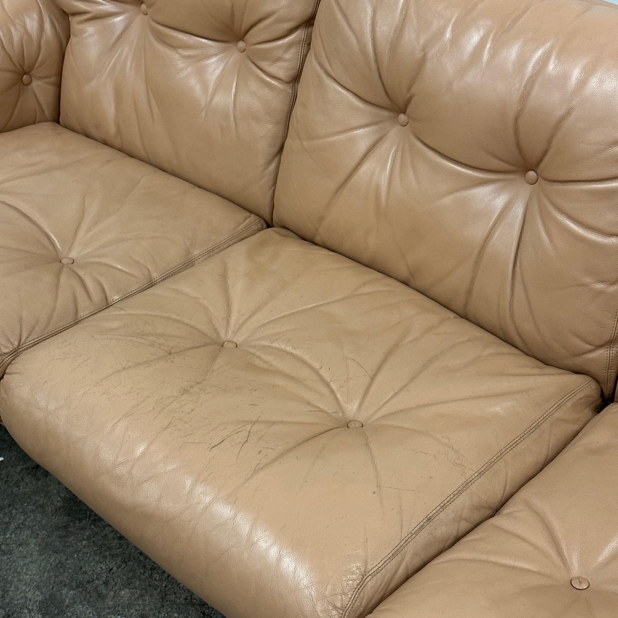 Mid-Century Modern Canapé Coronado de Tobia Scarpa pour B&B Italia en vente