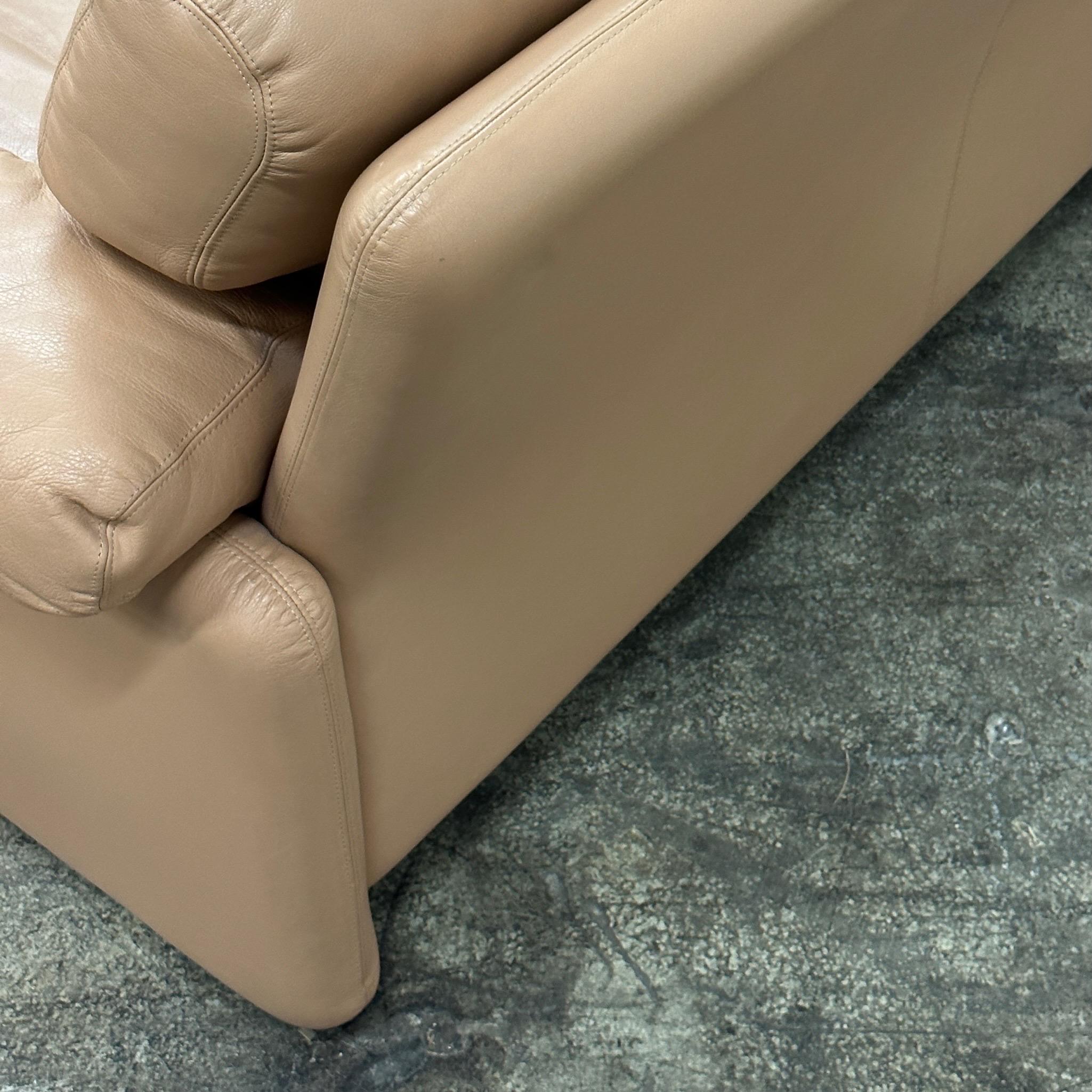 Cuir Canapé Coronado de Tobia Scarpa pour B&B Italia en vente