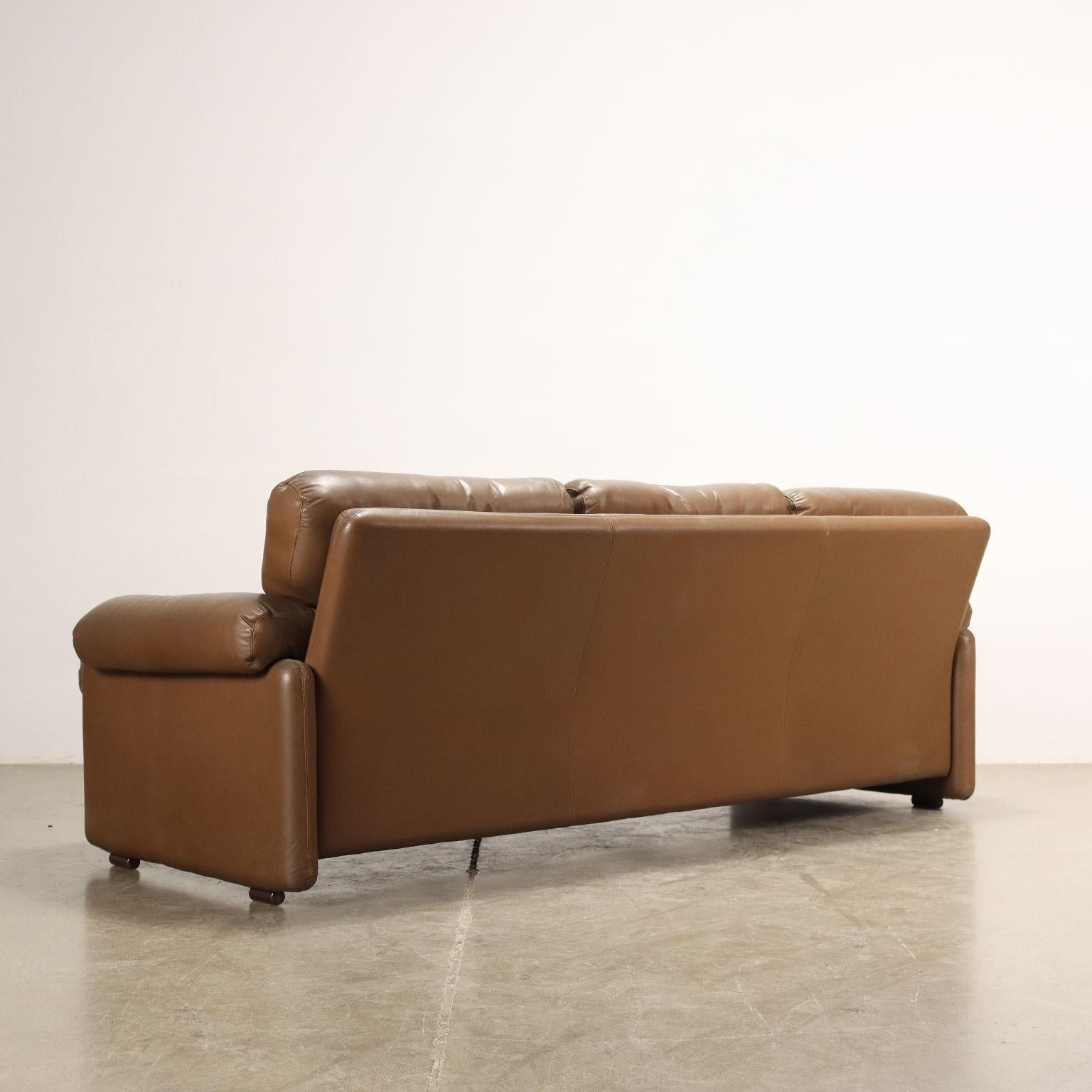 'Coronado' Sofa T. Scarpa for B&B Leather, Italy, 1970s 4