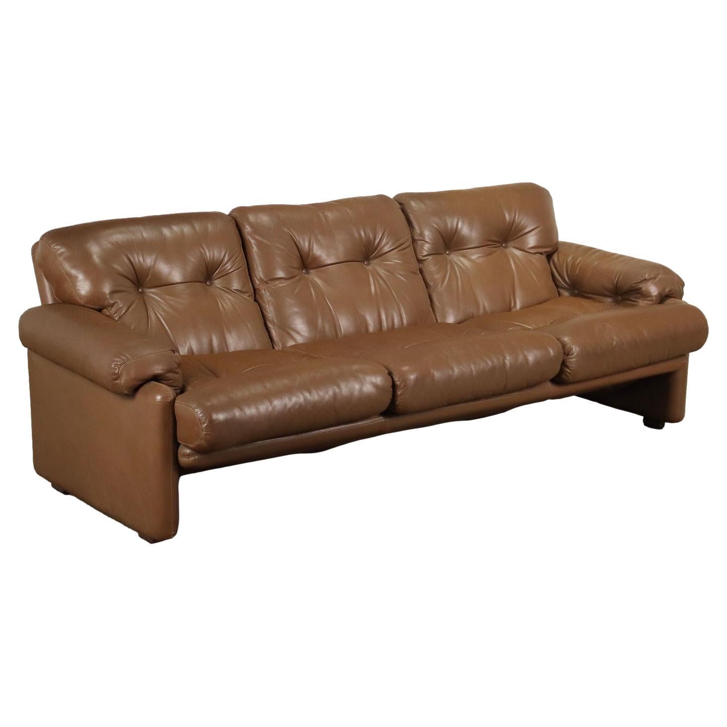 'Coronado' Sofa T. Scarpa for B&B Leather, Italy, 1970s
