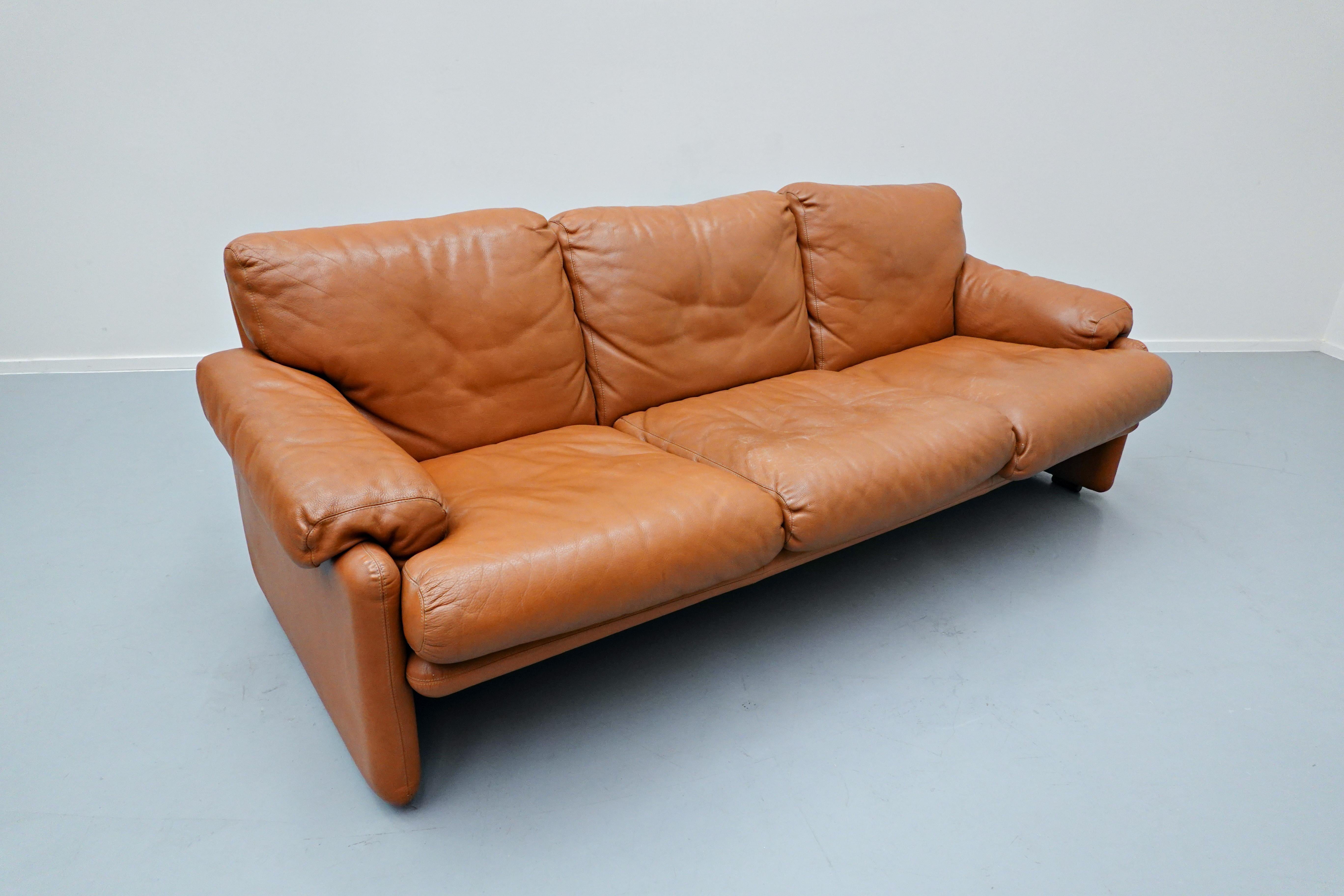Coronado Three-Seat Sofa by Tobia Scarpa for B&B Italia, 1960s 1