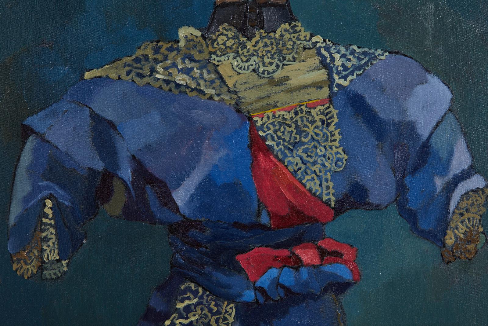 Huile sur toile « Coronation » de Jill Davenport, 1986 en vente 5