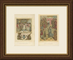 Coronation of Louis XII and Order of Saint Michael, Antique Pair, 1882