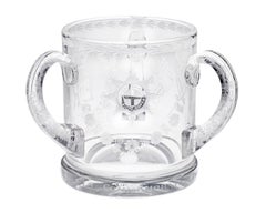 Coronation of Queen Elizabeth II Commemorative Glass Tyg