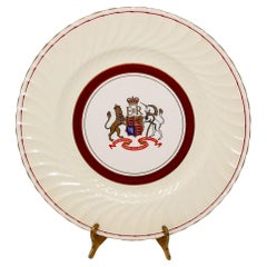 Vintage Coronation Plate Queen Elizabeth II June 2nd 1953 Burleigh Ware Burslem England