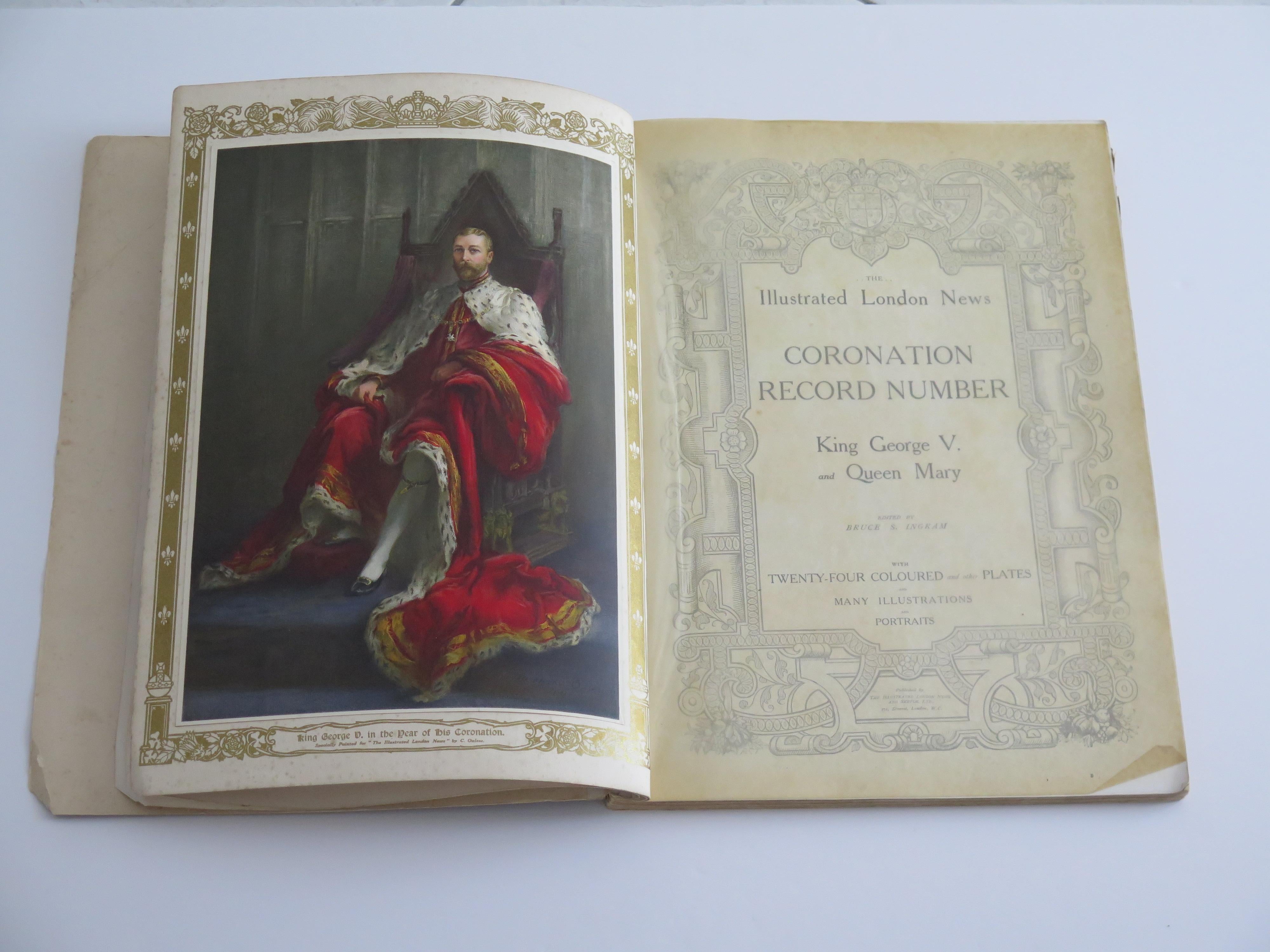 Coronation Record of King George V by The Illustrated London News , London 1911 For Sale 5