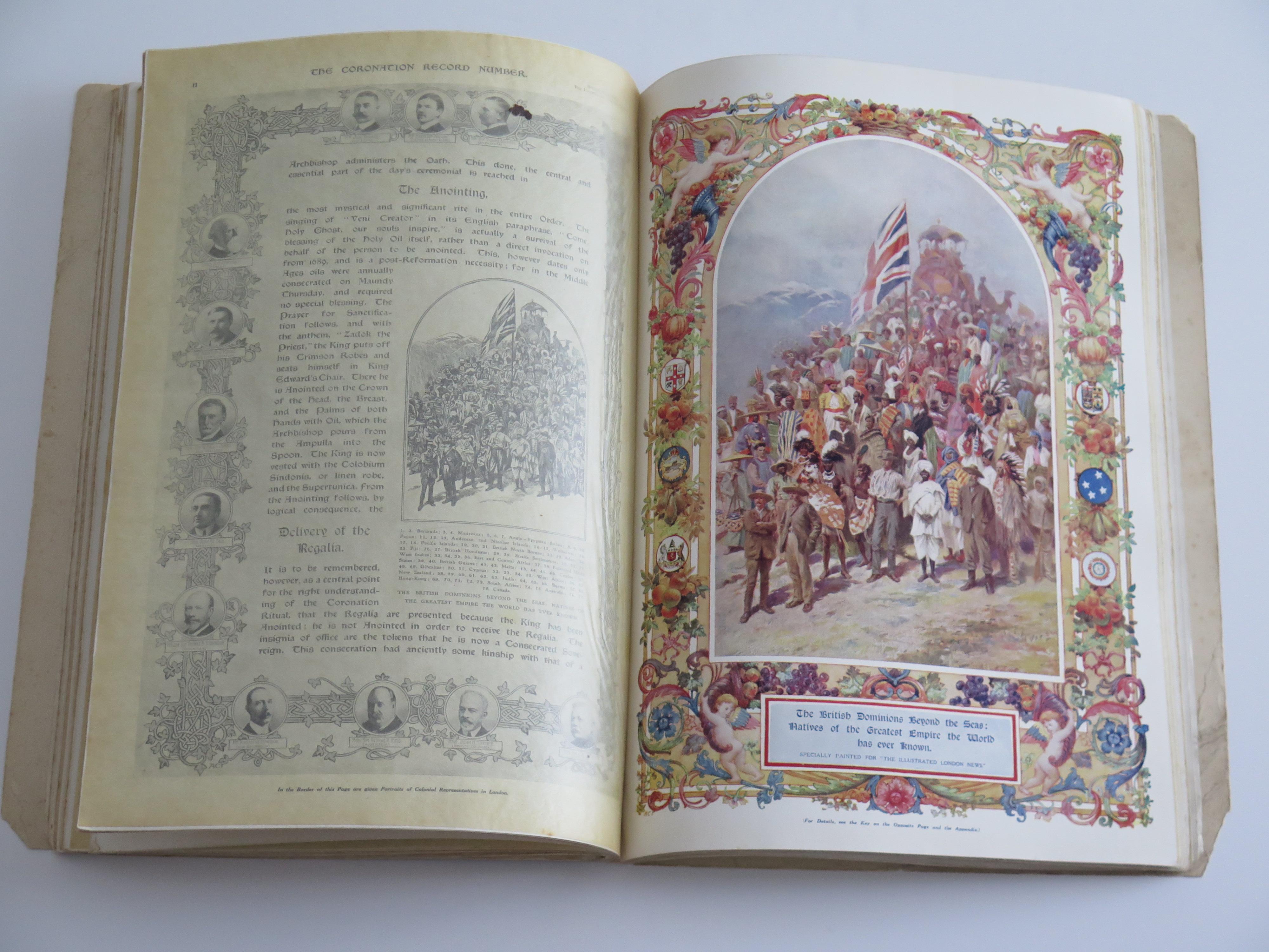 Paper Coronation Record of King George V by The Illustrated London News , London 1911 For Sale