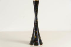Coronet Lamp, Tang Grass Design, Cloisonné by Robert Kuo, Handmade, Limited