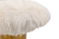 Tavolino da caffè Coronum Small Sheepskin Caped Gold by Artefatto Design Studio