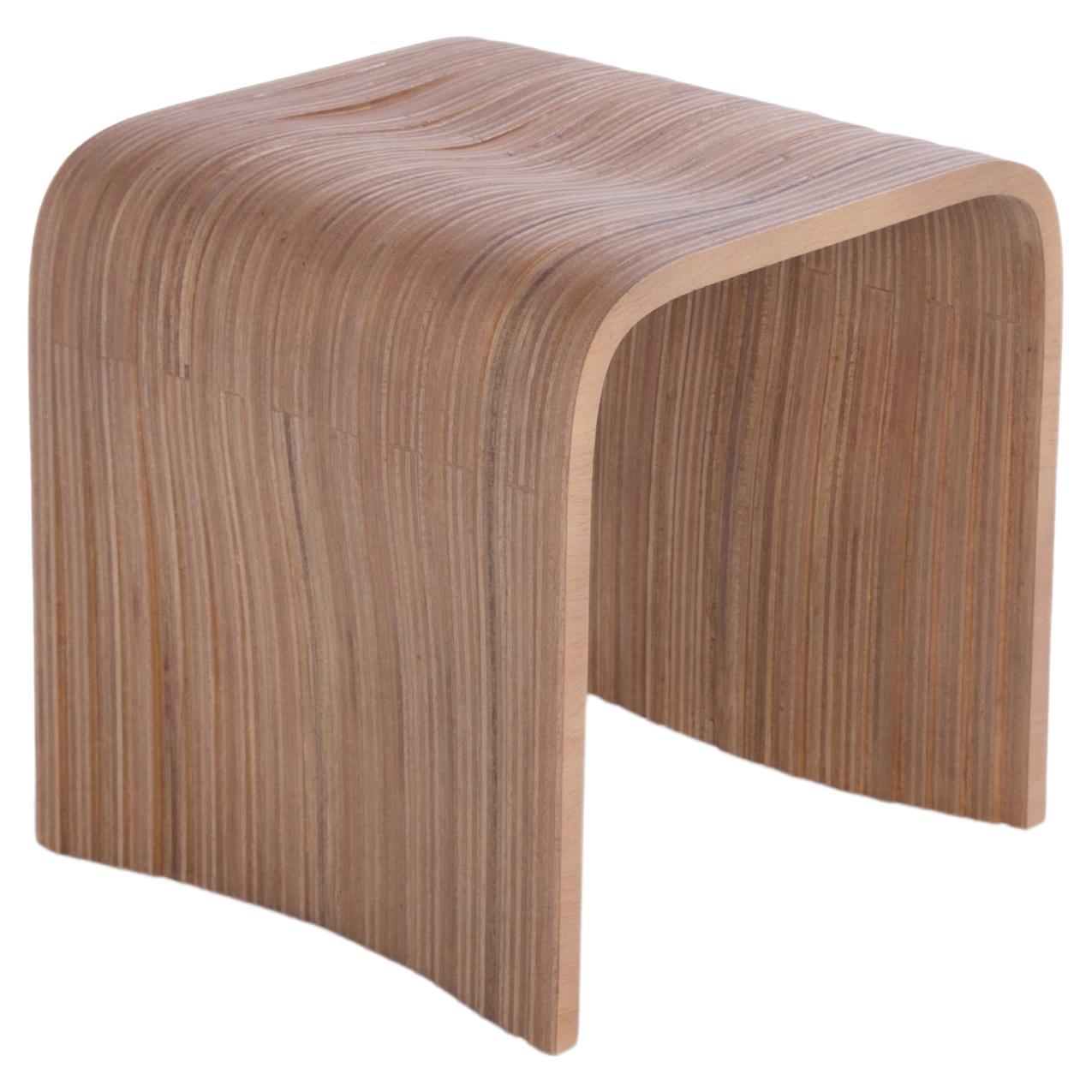 C Stool by Piegatto, a Contemporary and Sculptural Stool For Sale