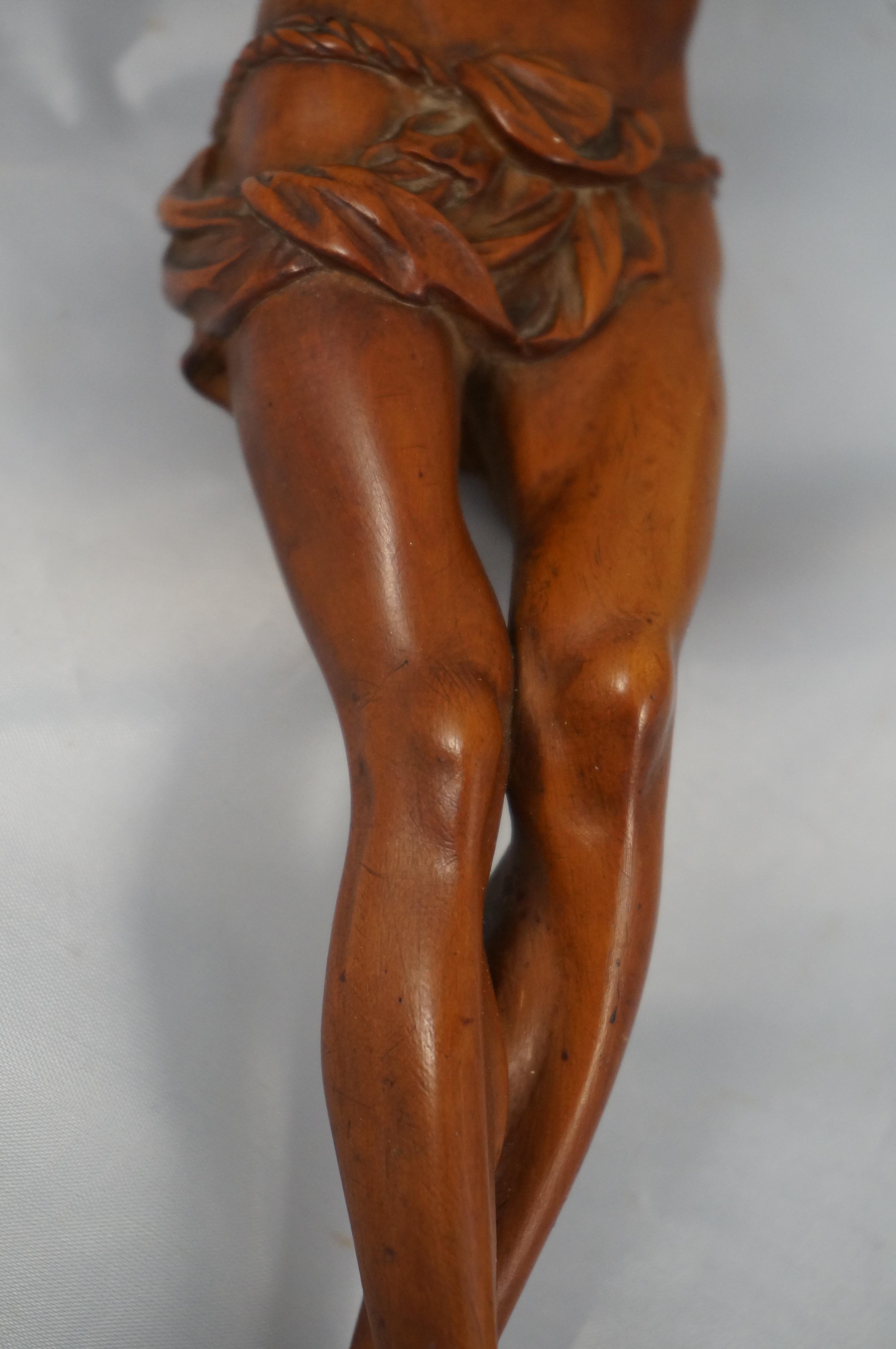 Corpus Christi carved in boxwood - early 18th century 8