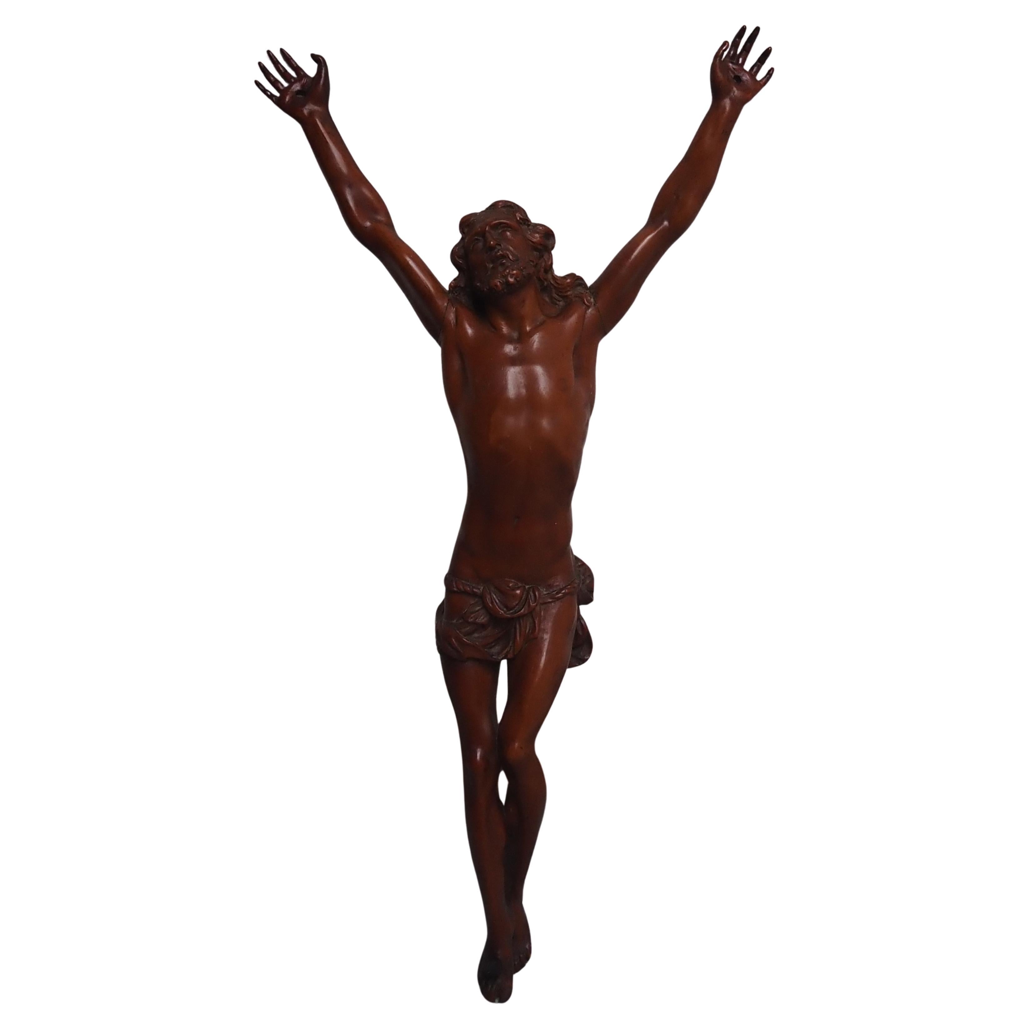 Corpus Christi carved in boxwood - early 18th century For Sale