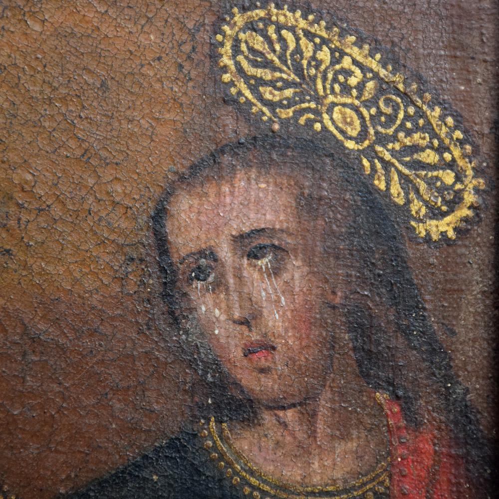 Corpus Christi Depiction, circa 1800 In Distressed Condition In London, GB