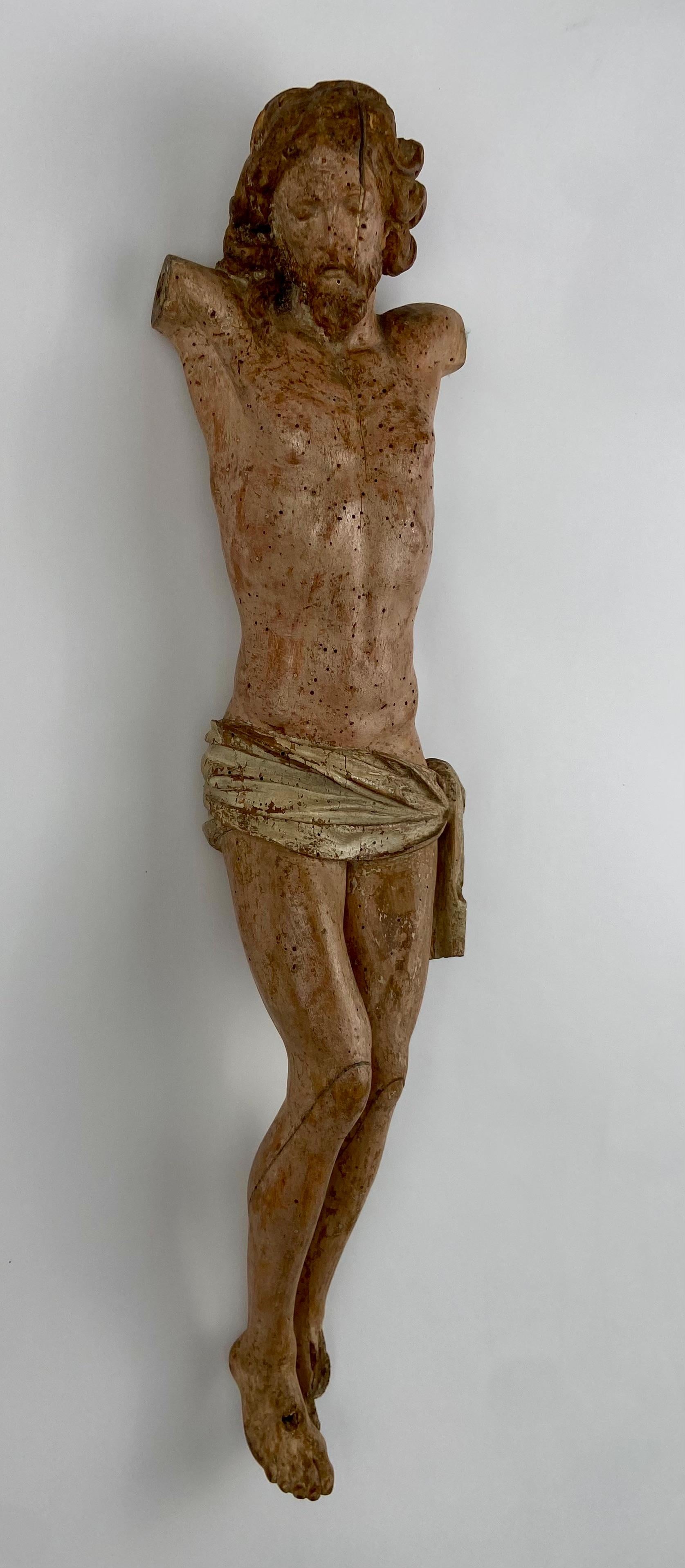 Hand-Carved Corpus Christi in limewood For Sale