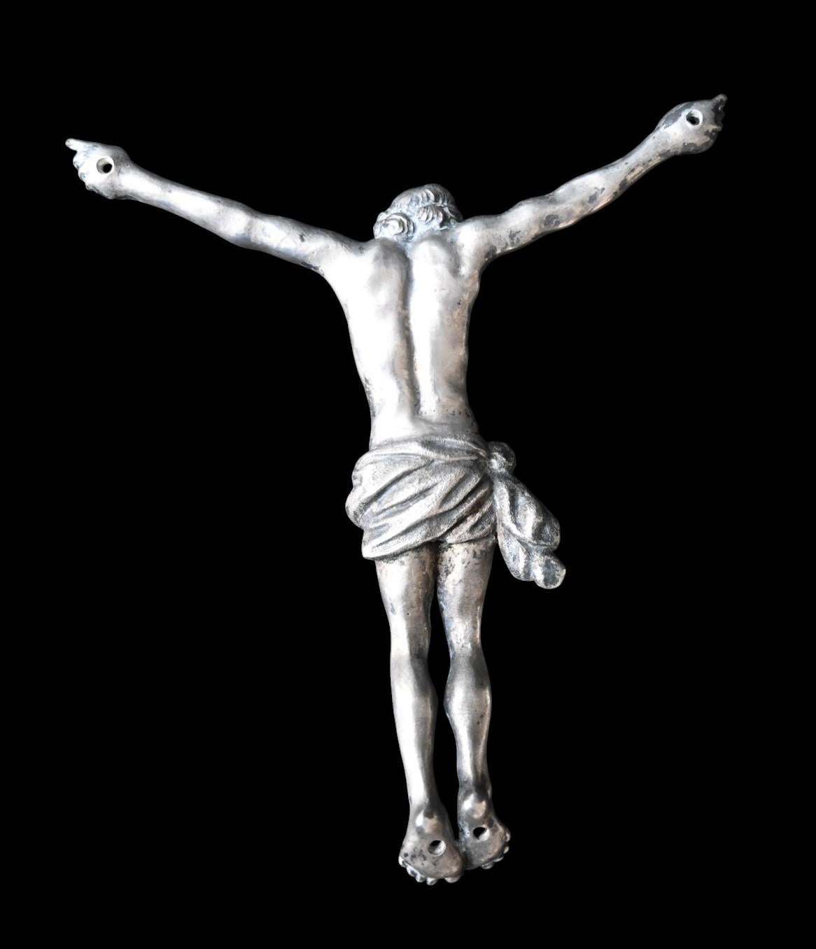 Corpus Christi In Solid Silver – Mid-18th Century For Sale 2