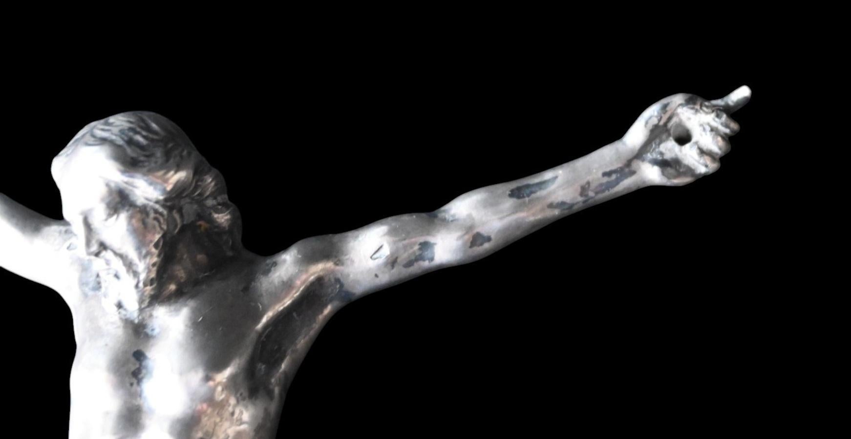 Corpus Christi In Solid Silver – Mid-18th Century For Sale 4