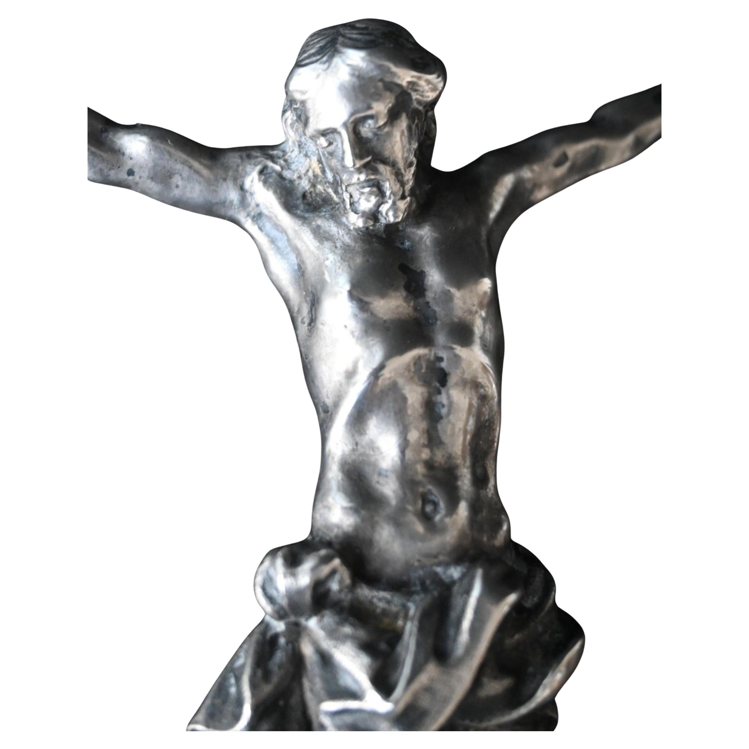 Corpus Christi In Solid Silver – Mid-18th Century For Sale