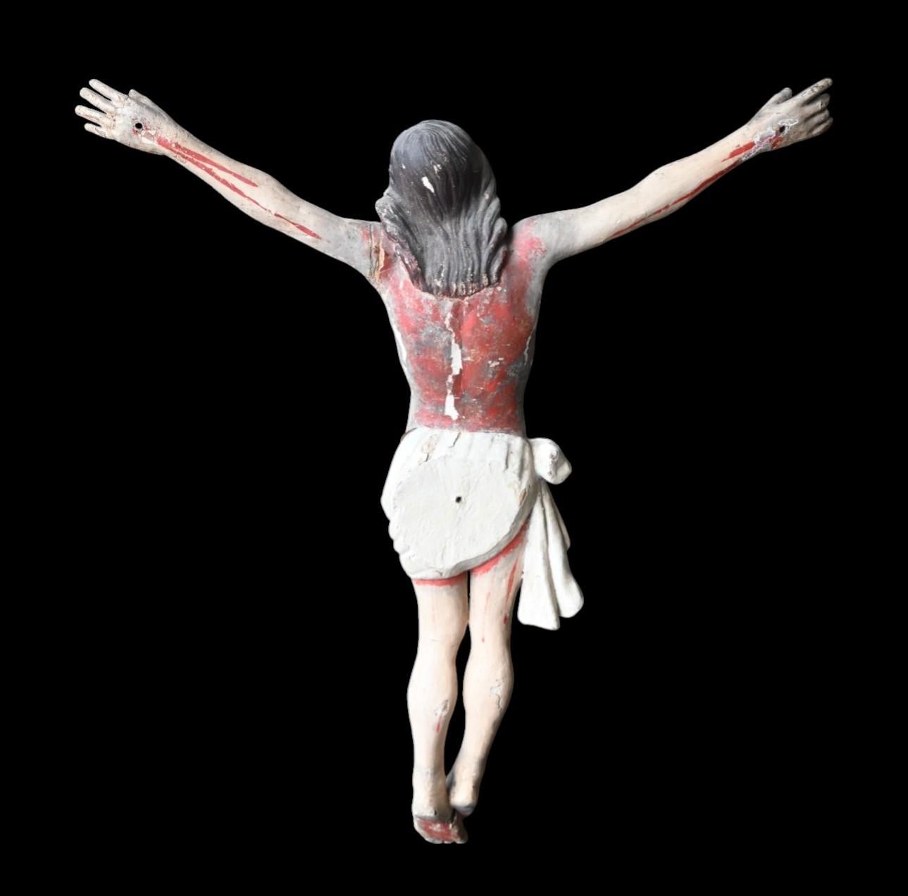 Legno Corpo di Cristo (indo-portoghese, 1660-1700 ca.) in vendita
