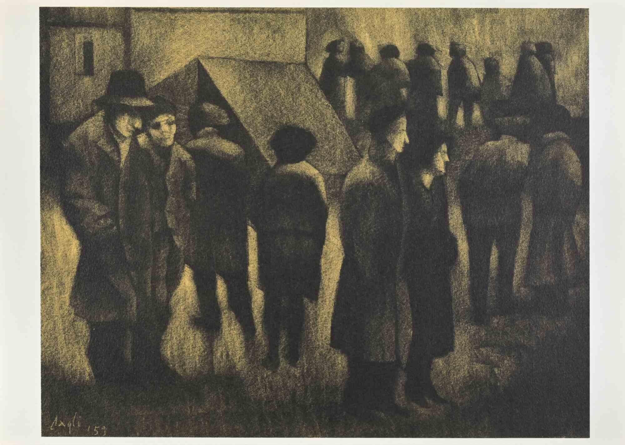 Citizens - Phototype d'après Corrado Cagli - 1959