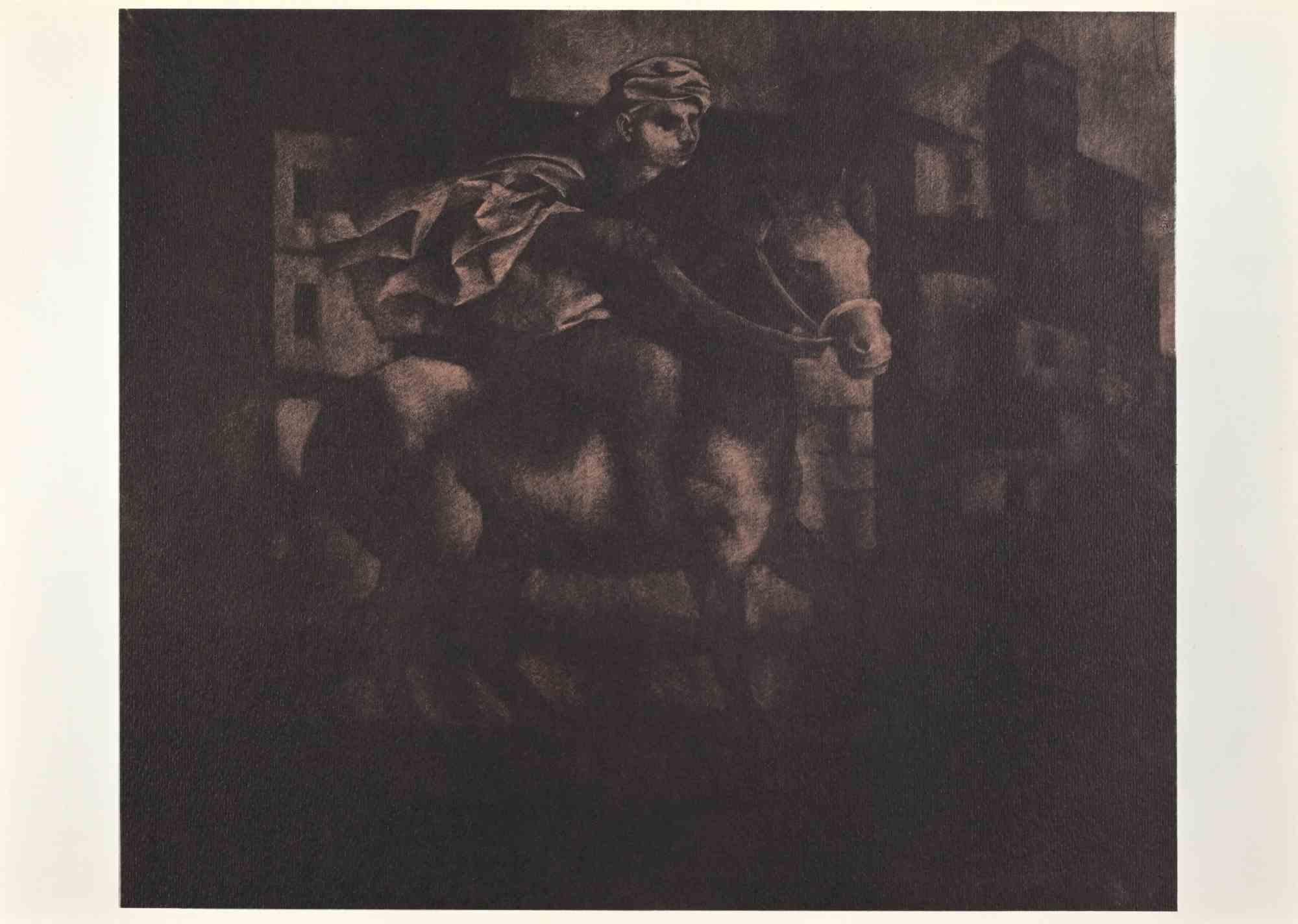 Knight ist ein Kunstwerk, das nach Corrado Cagli in der Mitte des 20. 

Fotoabzug.

Unterschrieben auf der niedrigen Seite.

Guter Zustand.

 

Corrado Cagli (Ancona, 1910 - Rom, 1976) war ein italienischer Künstler.

Illustrator, Zeichner,