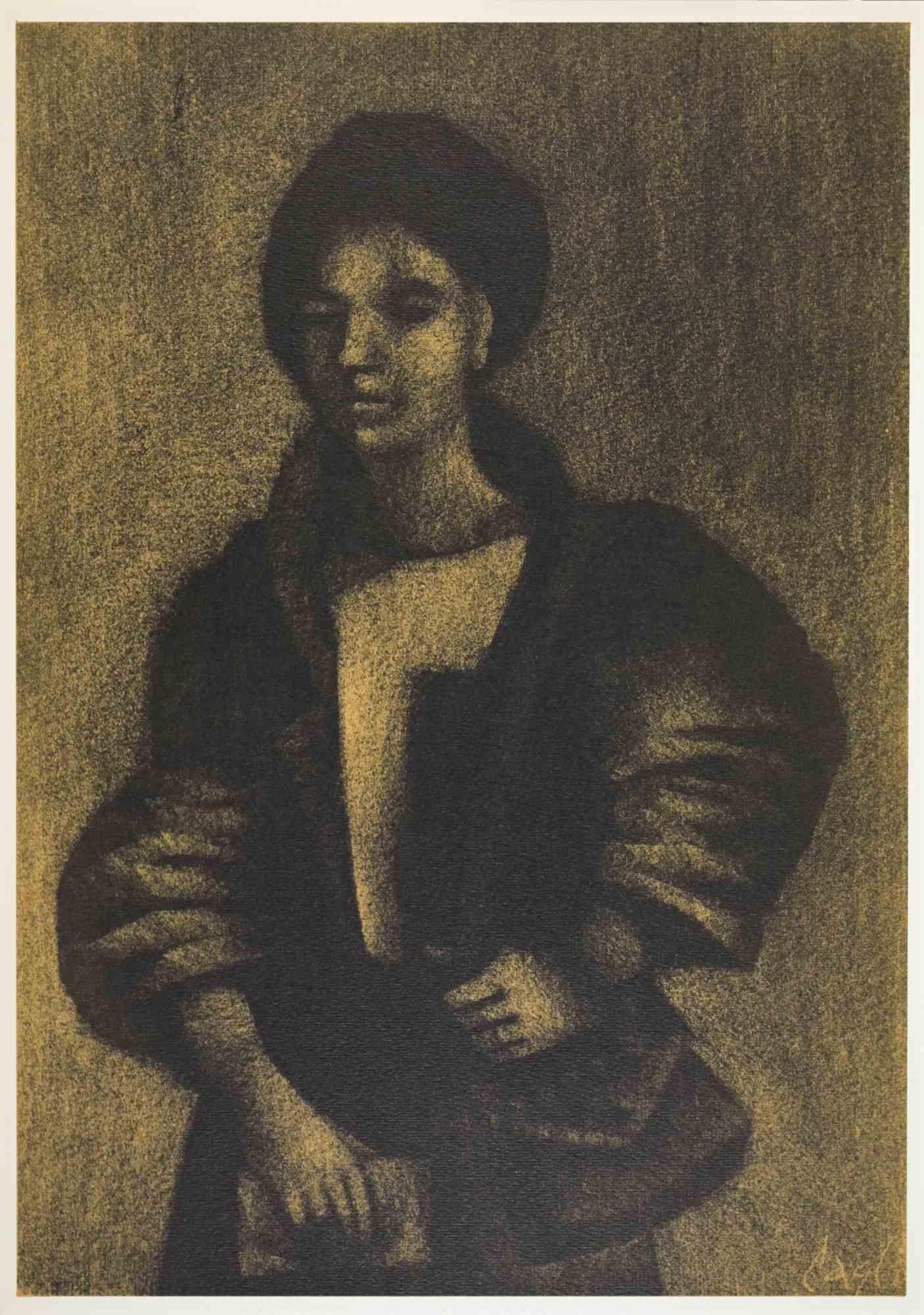 Lady - Phototype after Corrado Cagli - Mid-20th Century