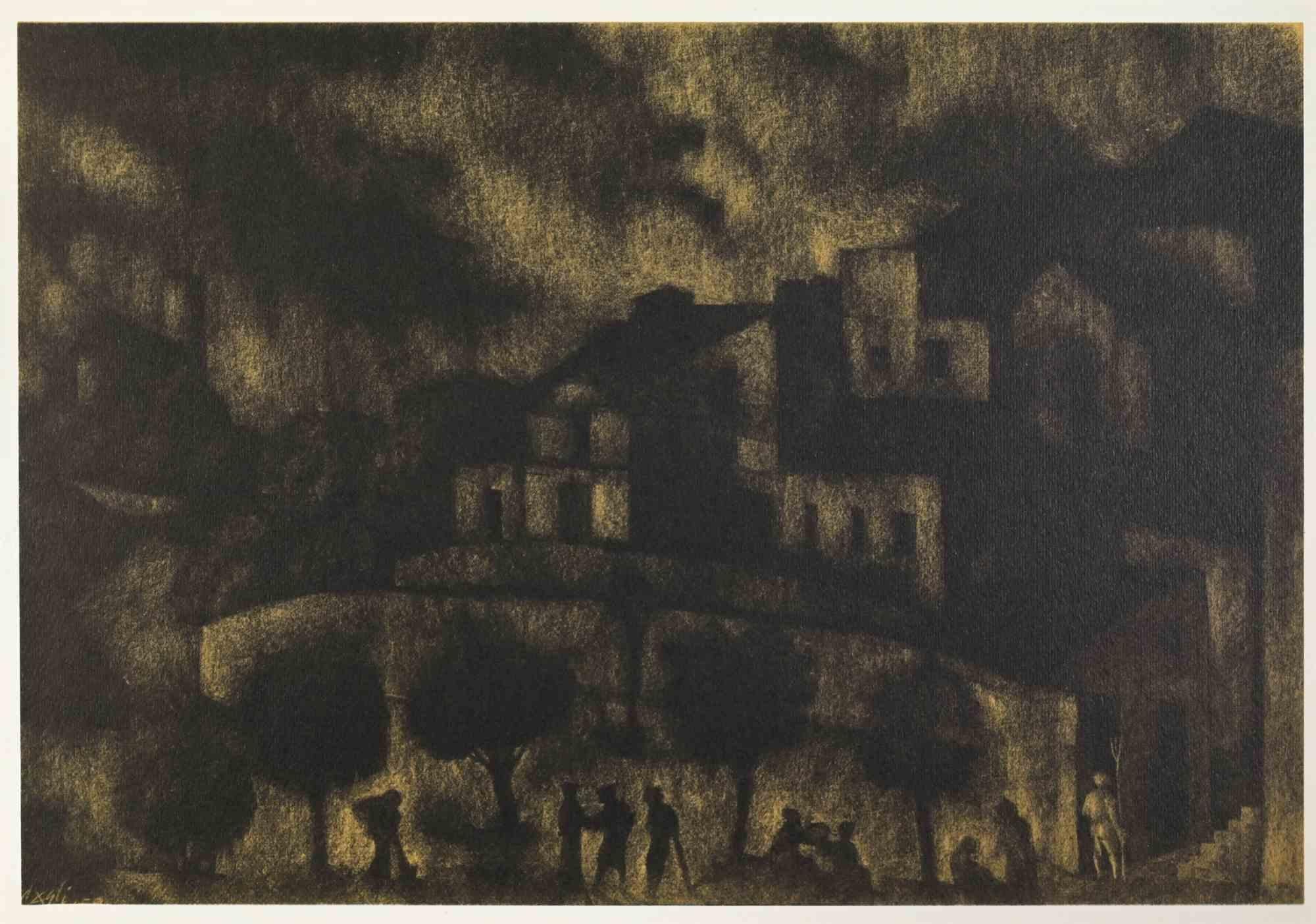 Landscape est une œuvre d'art réalisée par Corrado Cagli au milieu du 20e siècle. 

Épreuve photographique.

Signé au bas de l'échelle.

Bon état.

 

Corrado Cagli (Ancône, 1910 - Rome, 1976) était un artiste italien.

Illustrateur, dessinateur,