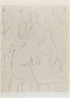 People - Phototype after Corrado Cagli - Mid-20th Century