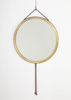 Corrado Corradi Dell' Acqua "Vipera" Mirror for Azucena, Italy, circa 1960