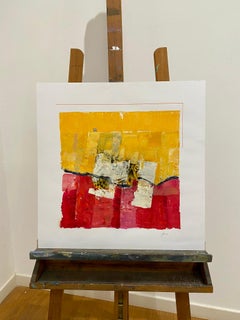 "Chromatic Explosion n. 10" by Corrado Ferrante, original, mixed media on paper