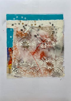 "Esplosione cromatica n. 2" di Corrado Ferrante, originale, tecnica mista su carta