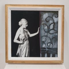 "Effimero" di Corrado Ferrante, olio su legno, 24x24cm