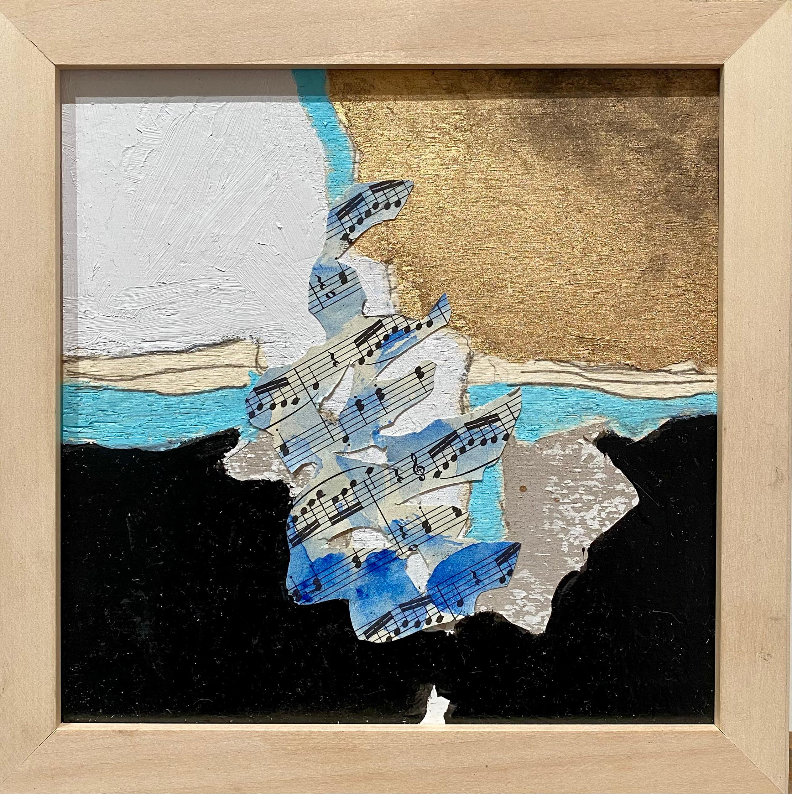 "Solo per un attimo..forse!", oil on wood, 22x22cm