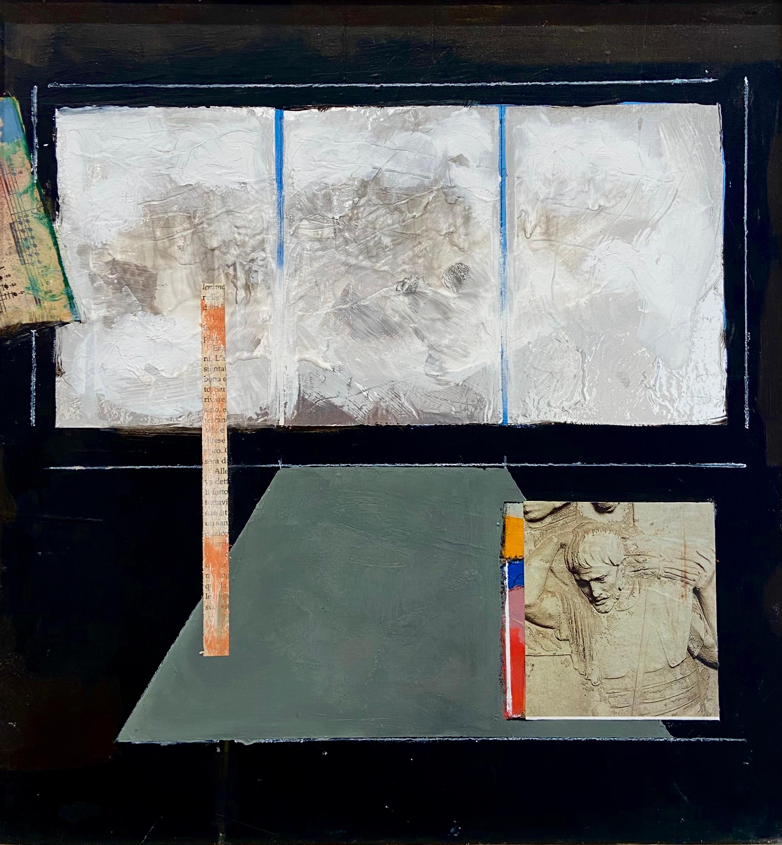 “Trittico bianco” (“White Triptych”) distills Corrado Ferrante’s visual language into a refined and contemplative composition, where silence, structure, and material presence take center stage.

The work is organized around a tripartite rhythm: