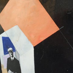 "Verso sera" by Corrado Ferrante, oil on wood, 39x31cm