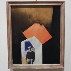 "Verso sera" di Corrado Ferrante, olio su tavola, 39x31cm
