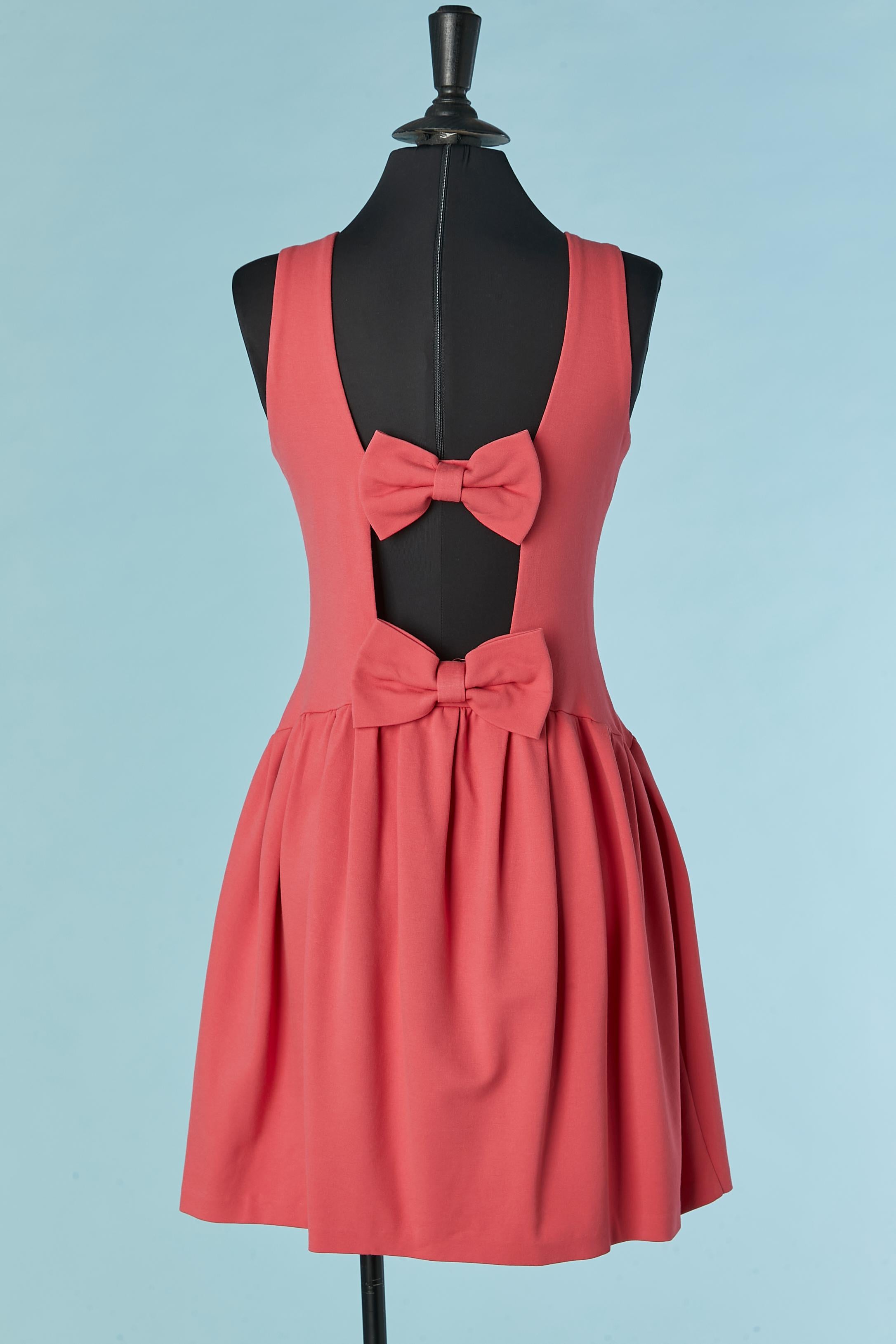 Women's Corral pink jersey cocktail dress REDValentino For Sale