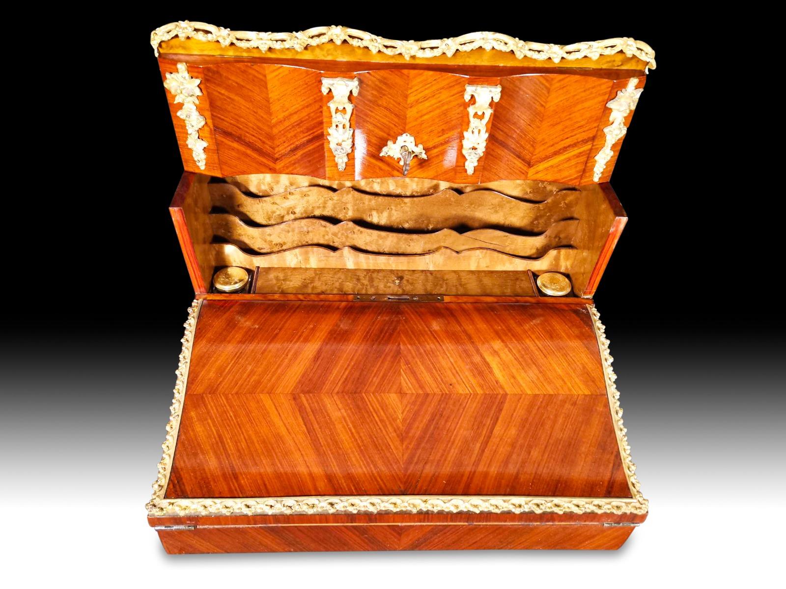 Hand-Crafted Correspondence Box Napoleon III For Sale