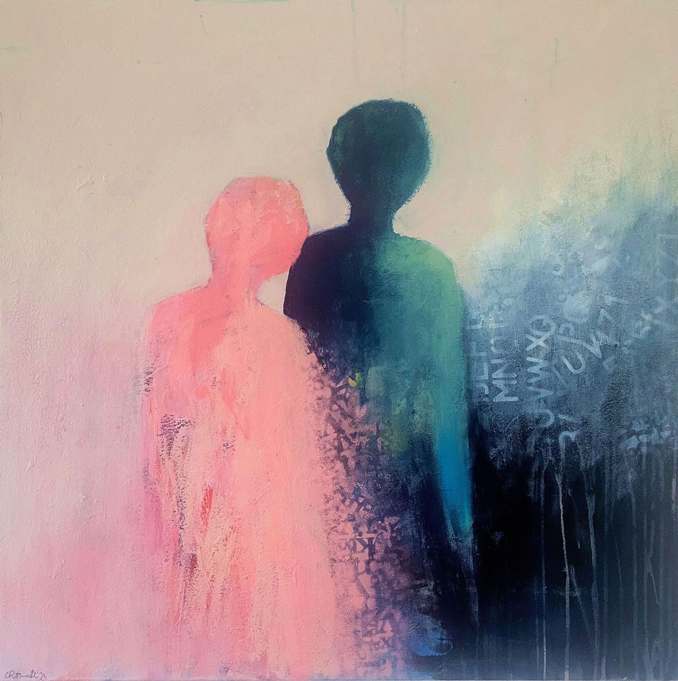 Corrina Rothwell Figurative Painting – Kühnes Auftreten