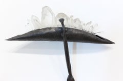 "Amoureux, Faery Boat I & II" - wall sculpture - boats - quartz - Nevelson