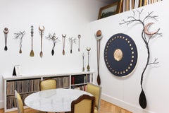 "AVIRONS, Soleil et Lune" - Indoor / Outdoor Skulptur, surreal