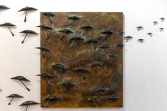 "Fenetre Surealiste" - metal wall sculpture - boats - nautical - Nevelson