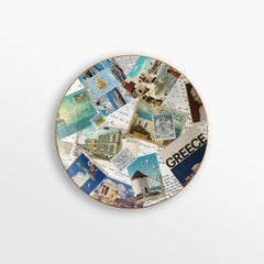 Corrispondenze, Sei piatti da dessert in porcellana decorata contemporanea