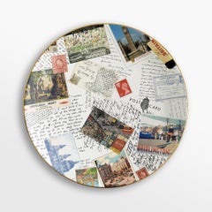 Corrispondenze, Six Contemporary Decorated Porcelain Dinner Plates