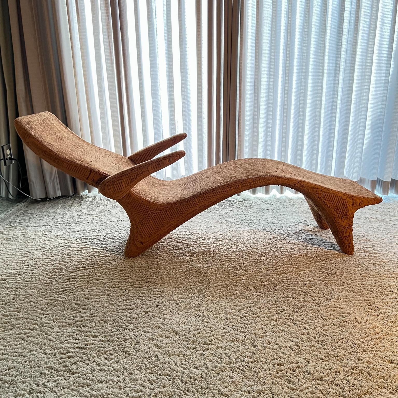  1970s Chaise Lounge LA Art Chair Style of Frank Gehry  For Sale 8