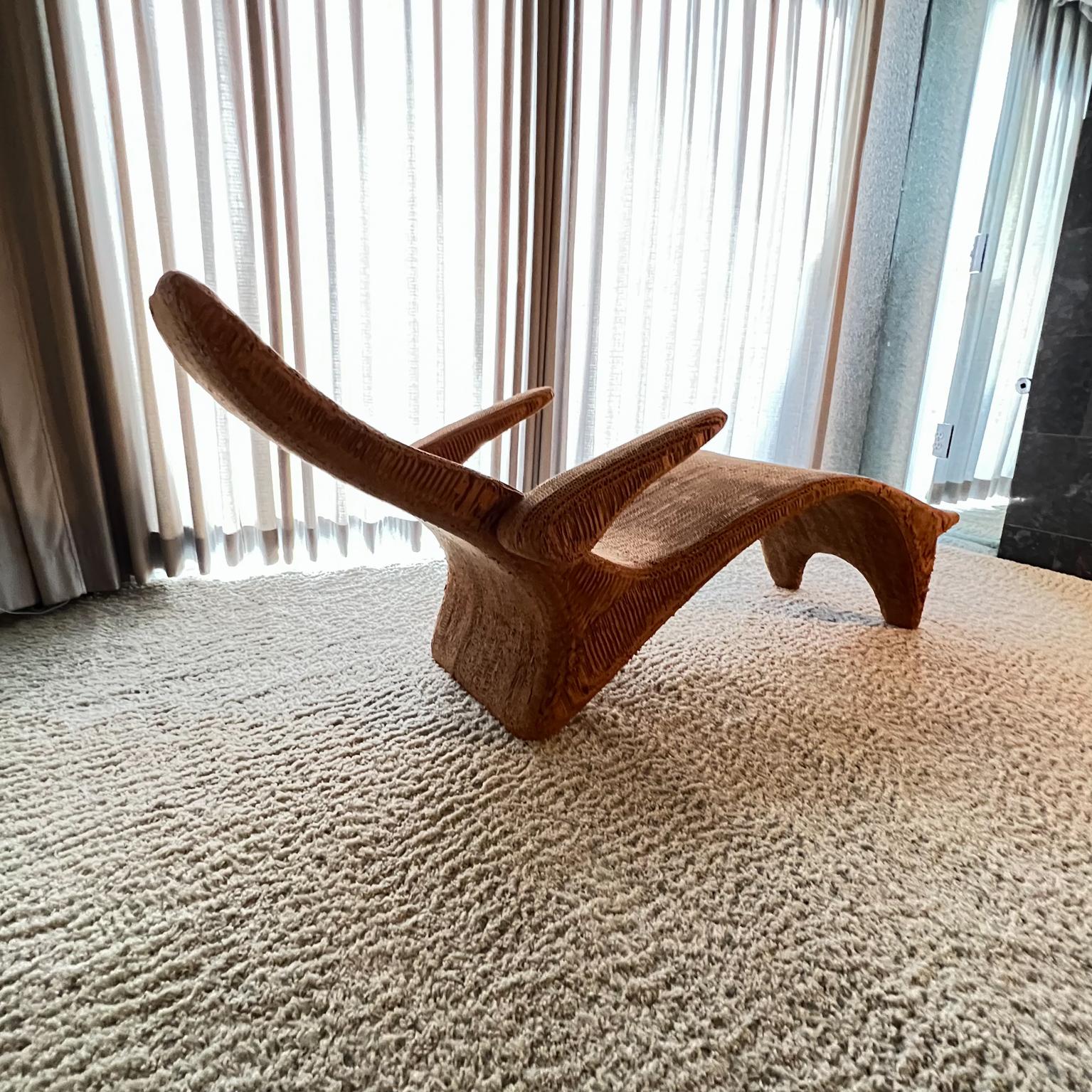  1970s Chaise Lounge LA Art Chair Style of Frank Gehry  For Sale 10