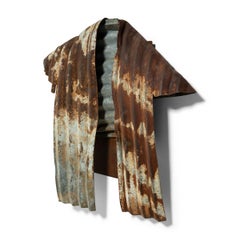 "Corrugated Wrap, " Steel Sculpture by Gordon Chandler