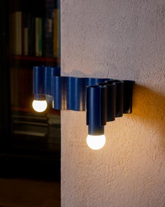 Corrugation Lights Double Sconce, Corner by Theodora Alfredsdottir