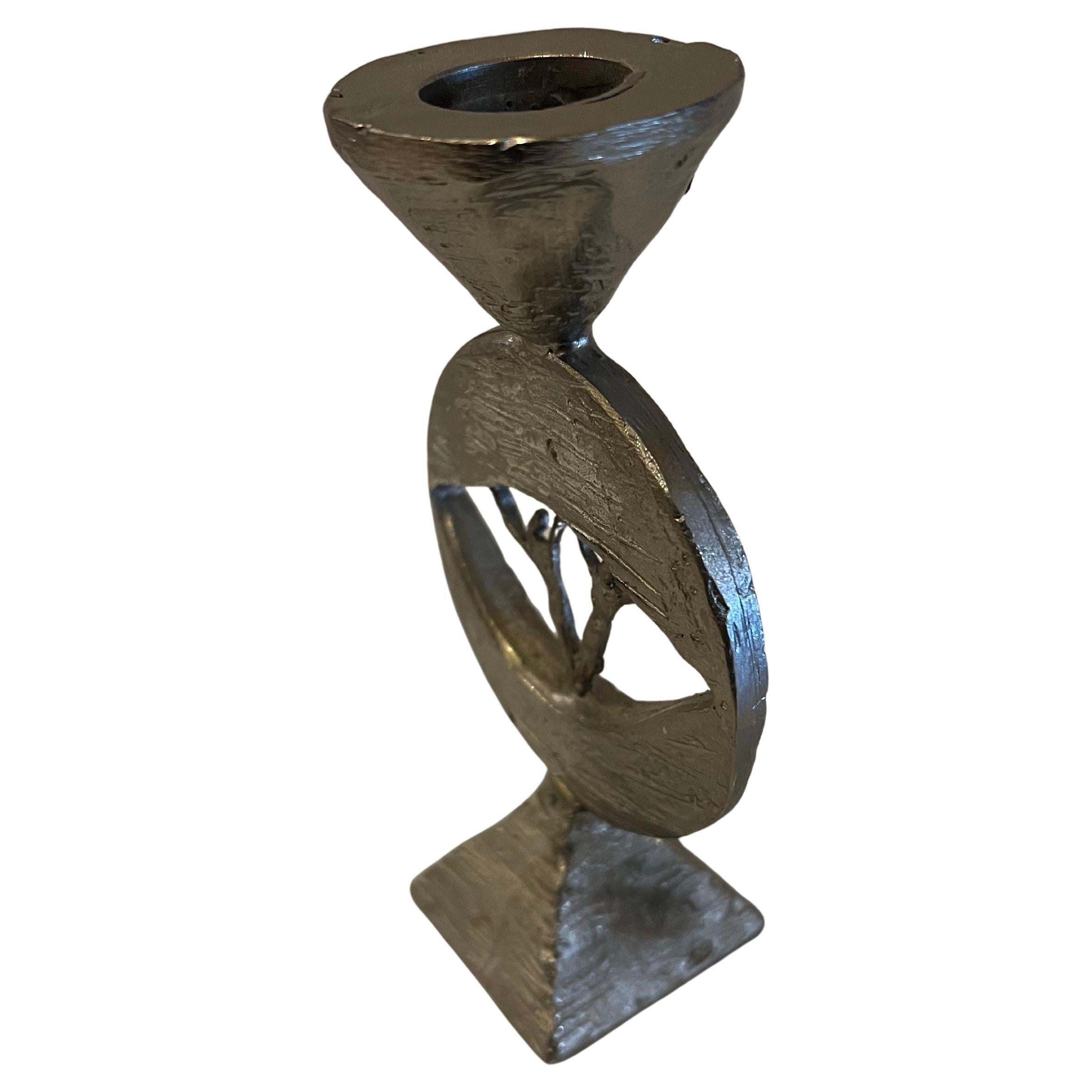 English Corry Ammeriaan Brutalist Candlestick for Artihove For Sale