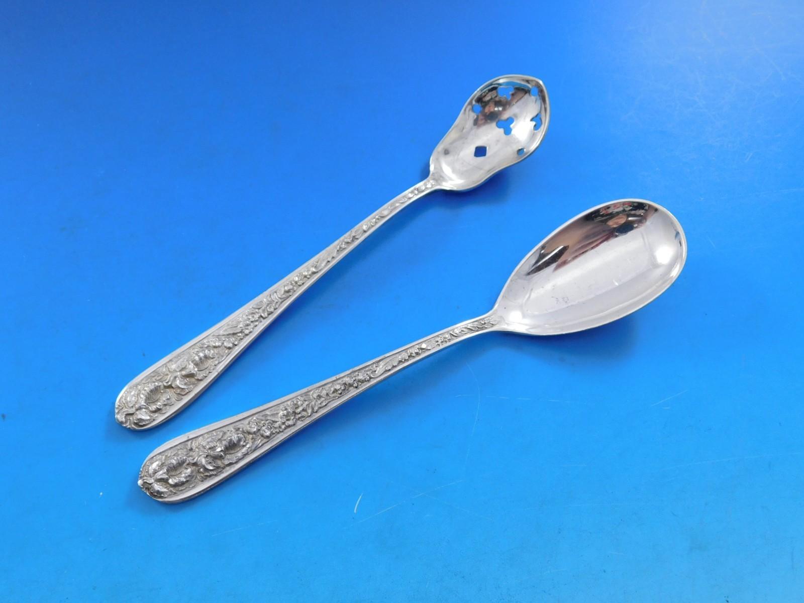 Corsage by Stieff Set de couverts en argent sterling pour 12 Service 89 pièces Excellent état - En vente à Big Bend, WI